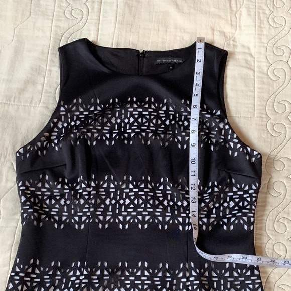 WHBM sleeveless LBD with laser cut details size 10 - Picture 14 of 16